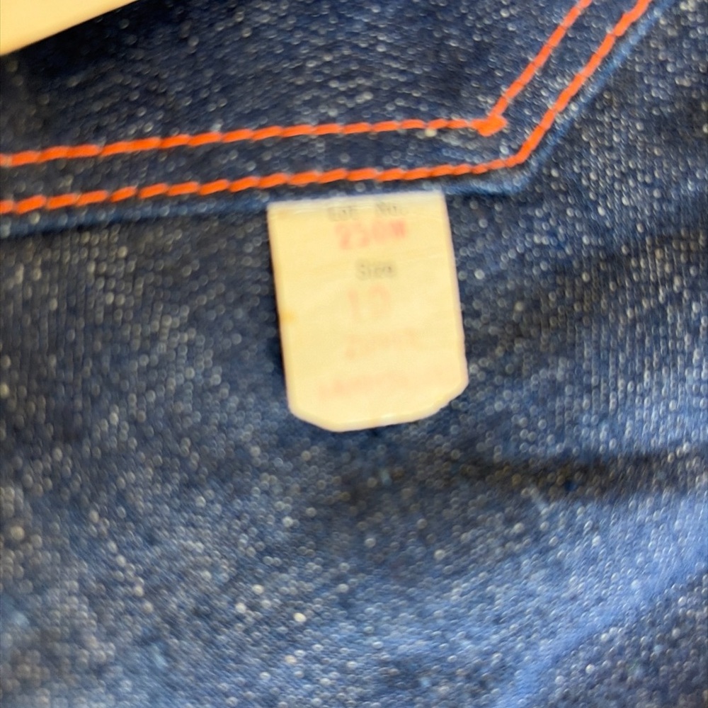 Vintage 1950’s Dungarettes High waisted Straight Jeans - Picture 10 of 10